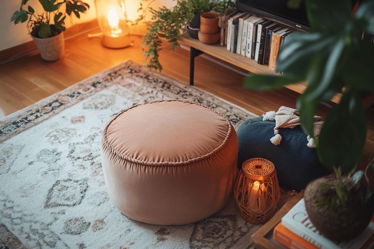 Lumaland pouf XXL : le coussin géant idéal pour un confort optimal intérieur et extérieur