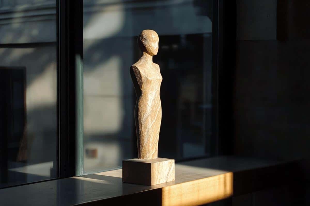 Statue extérieur héron : ornement élégant pour jardin et terrasse en résine ou métal