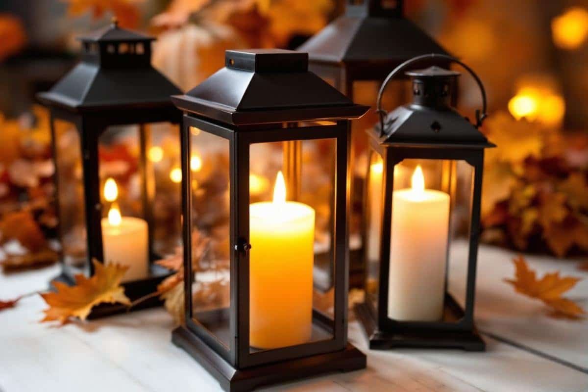 Éclairage extérieur LED pour créer une ambiance chaleureuse en automne sur votre terrasse