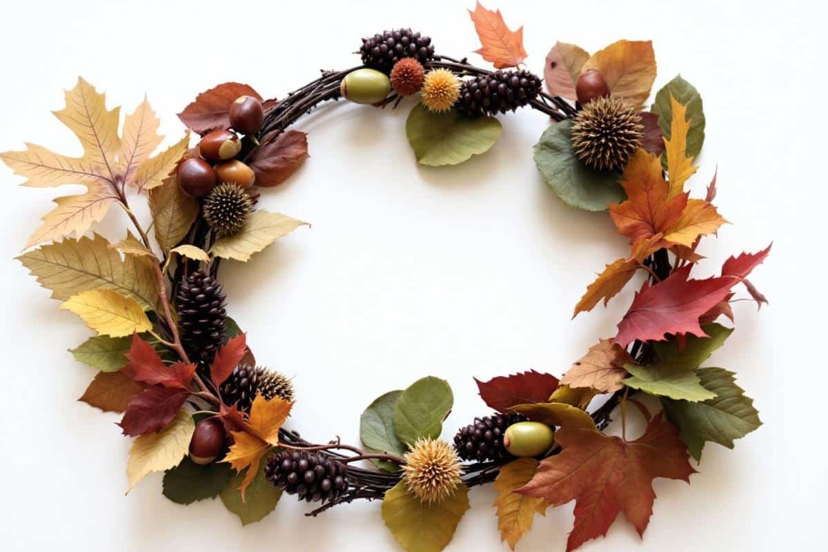 DIY : comment créer une couronne d'automne avec des feuillages du jardin
