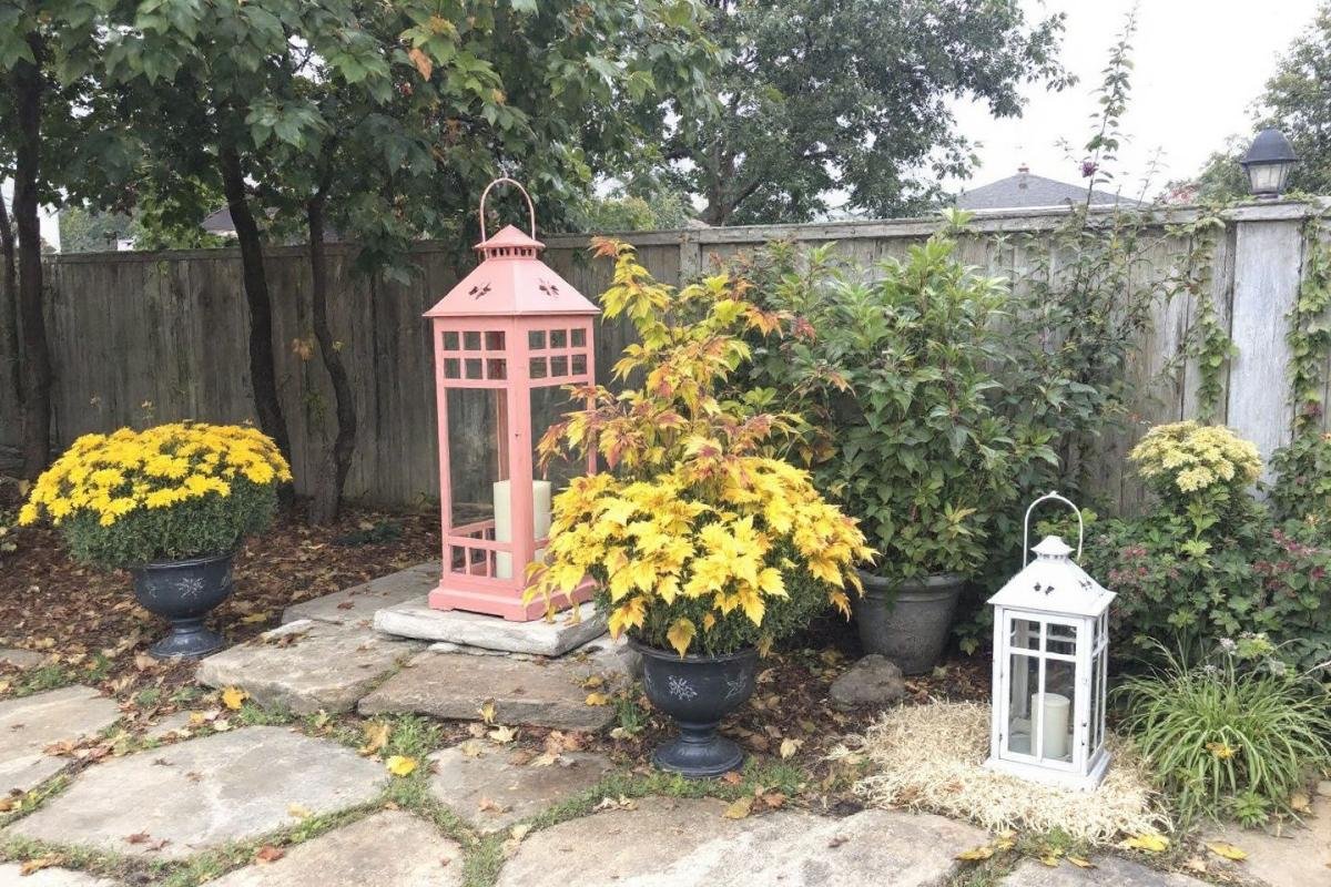 Décoration DIY automne : lanternes extérieur, idées créatives pour un jardin cosy