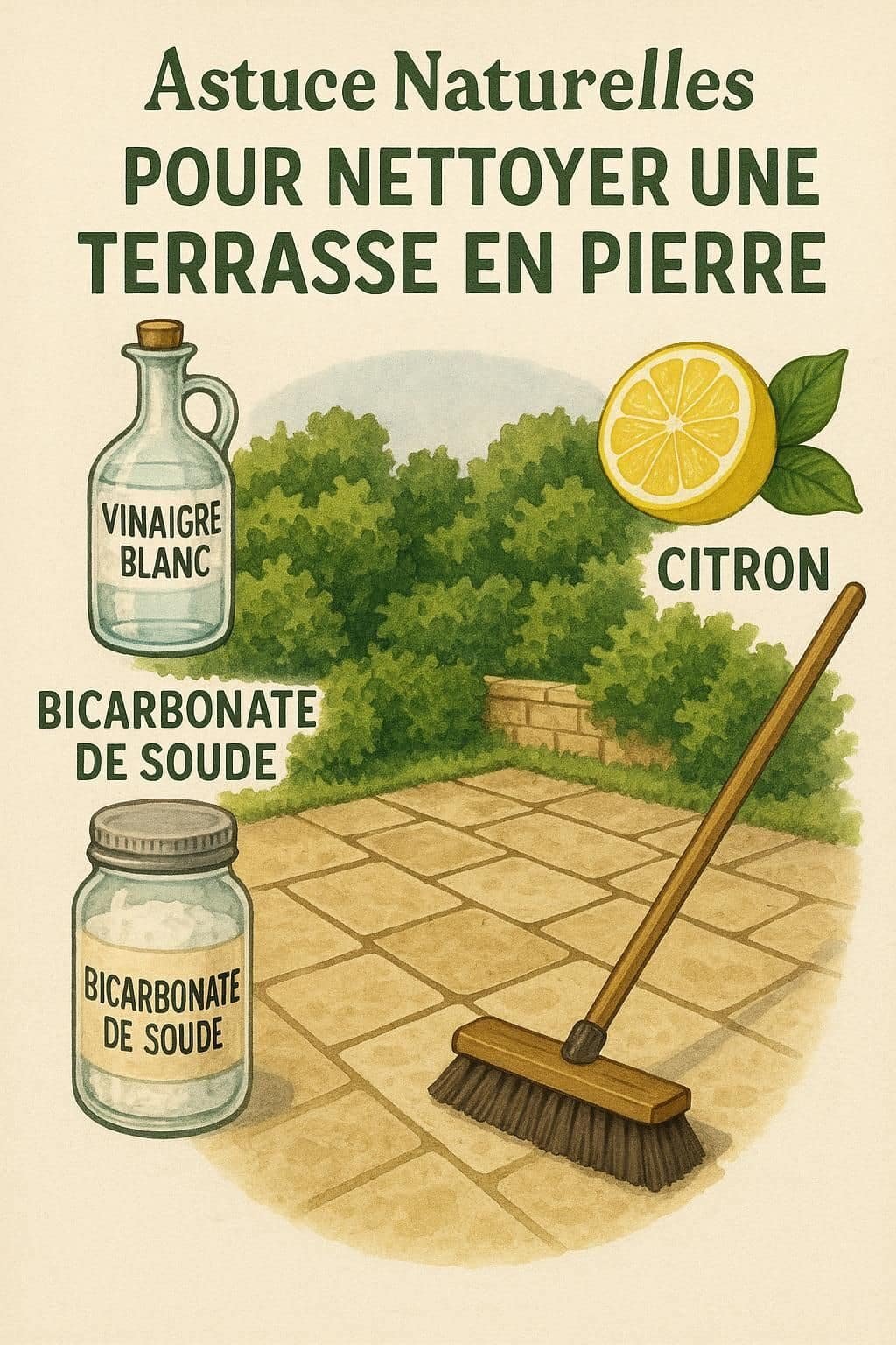 Découvrez comment nettoyer votre terrasse en pierre efficacement et écologiquement. Conseils, astuces et méthodes naturelles pour préserver la beauté de vos surfaces extérieures.
