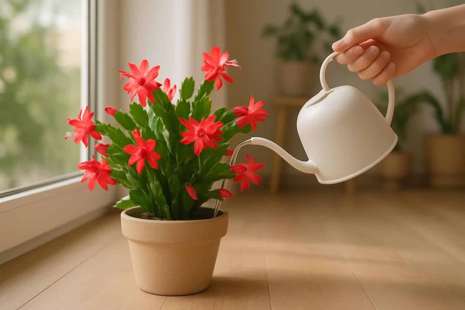 Découvrez comment arroser votre cactus de Noël avec la fréquence idéale et des conseils essentiels pour maintenir votre plante en pleine santé toute l'année.