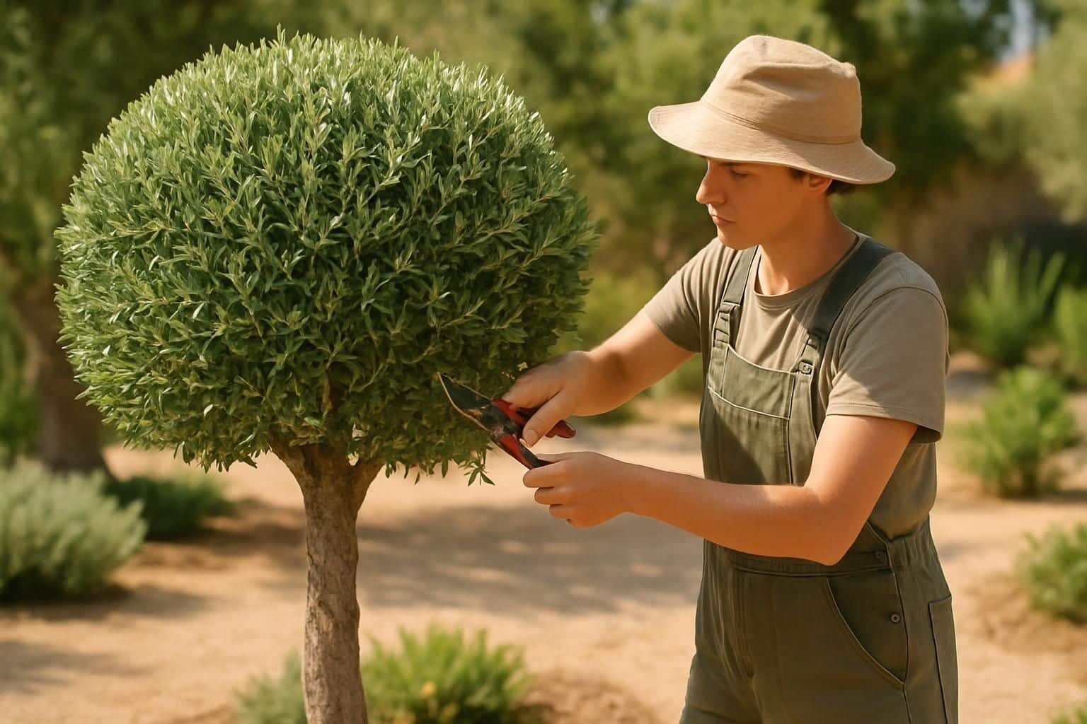 Apprenez à tailler un olivier en boule grâce à notre guide simple et pratique, pour un arbre esthétique et en bonne santé toute l'année.